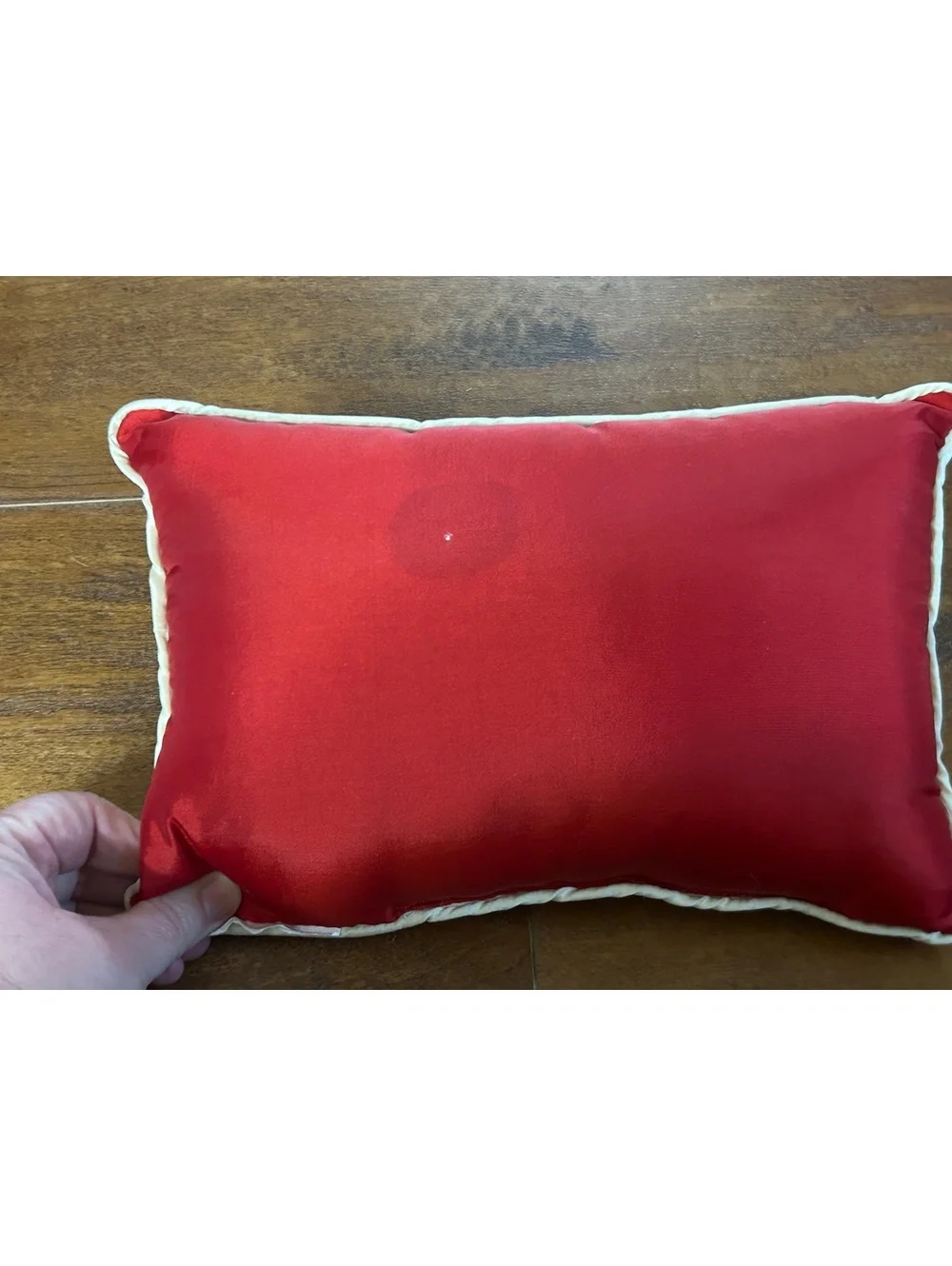 Set of 2 Red NOEL Embroidered Christmas Decorative Pillows
